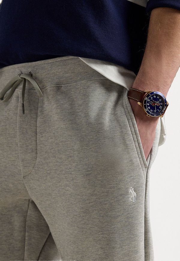 DOUBLE KNIT JOGGING BOTTOM - Tracksuit bottoms - dark sport heather4