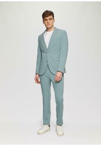 s.Oliver BLACK LABEL Stoffhose - türkisblau