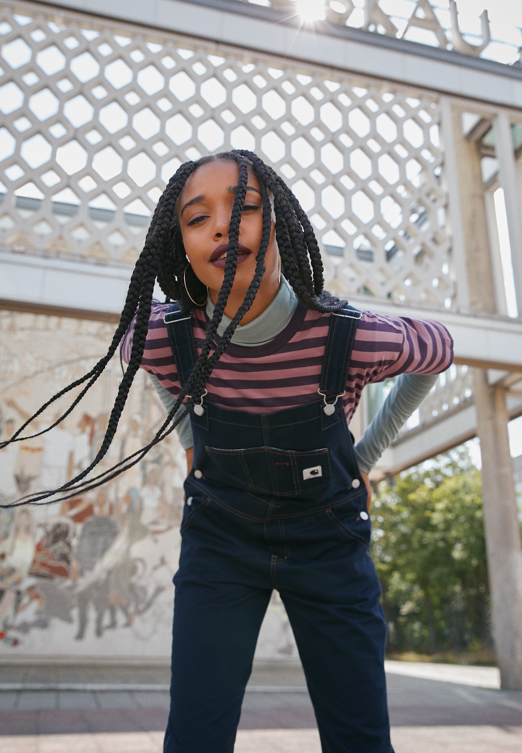 Carhartt WIP BIB OVERALL - Peto - astro/azul marino - Zalando.es