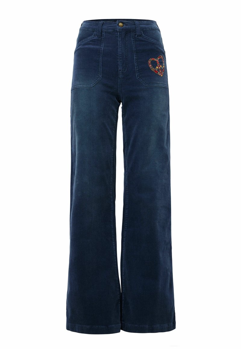 Desigual Flared Jeans blauw Desigual Flared Jeans blauw