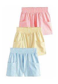 Next REGULAR FIT 3 PACK - Šortky - multi stripe blue pink yellow