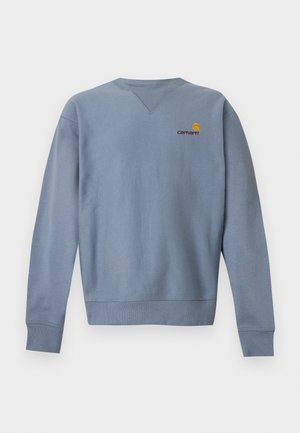 Carhartt WIP, AMERICAN SCRIPT - Melegítőfelső - shady blue