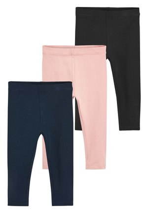 PINK/NAVY 3 PACK BASIC LEGGINGS (3MTHS-7YRS) - Legíny - pink