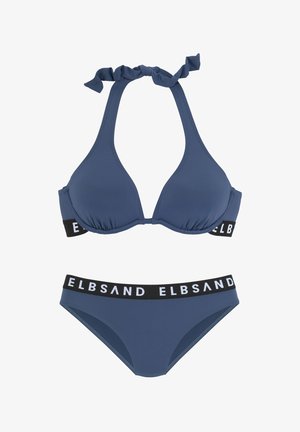 SET - Bikini - rauchblau
