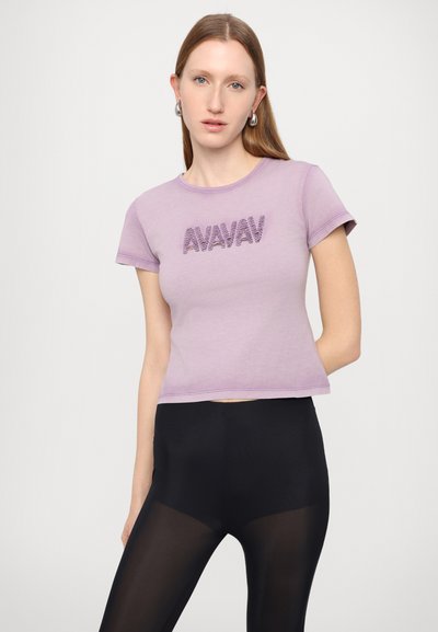 AVAVAV PRINTED  - Nyomott mintás póló - purple