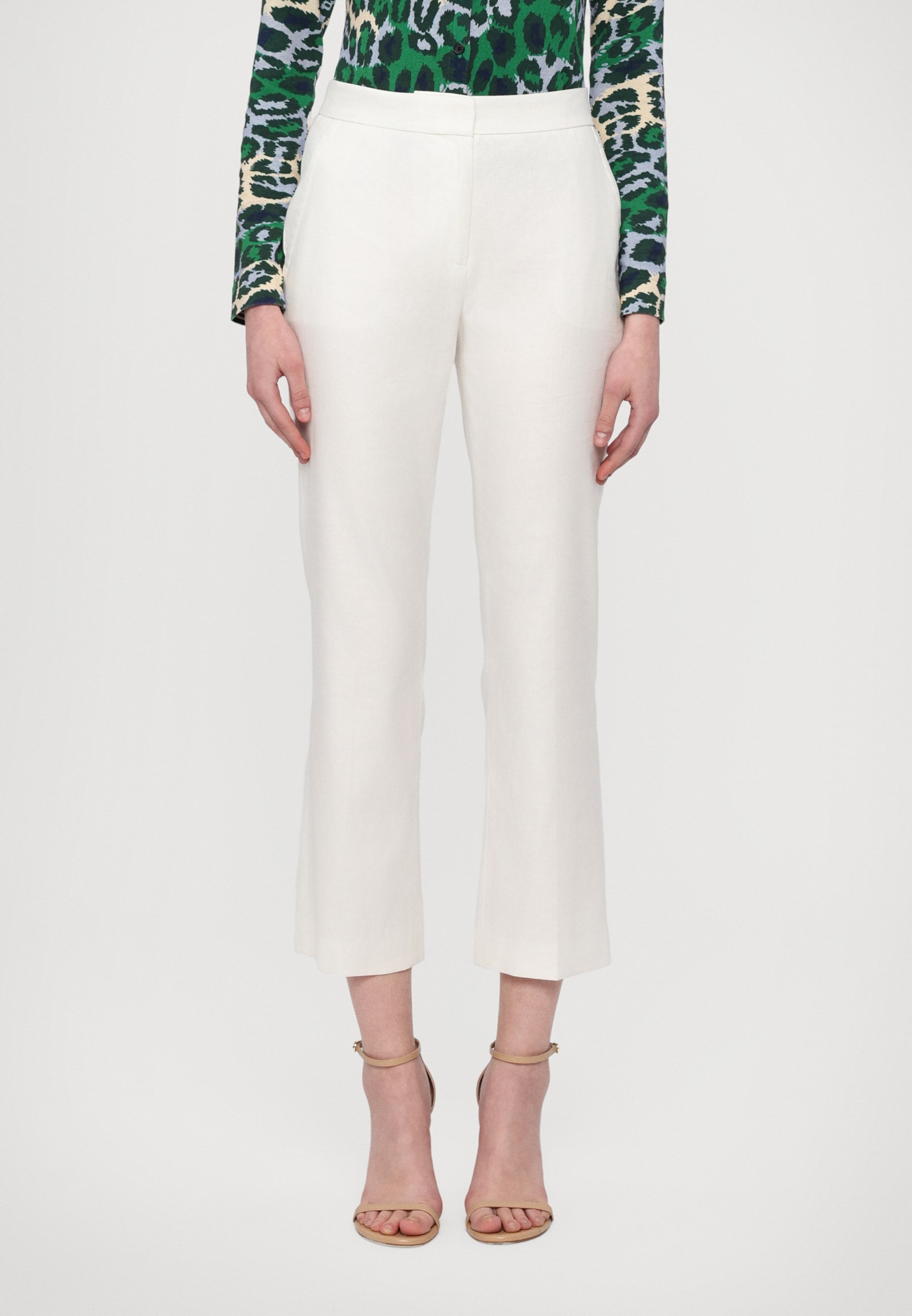 Diane von Furstenberg CALLIOPE PANTS - Chinos - white