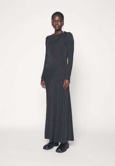WOOD WOOD ERICA WRAP DRESS - Trikotaažkleit - black