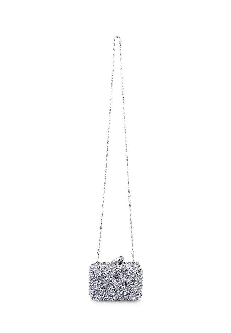 Desa RHEINSTONE WITH CHAIN STRAP - Clutch - gray