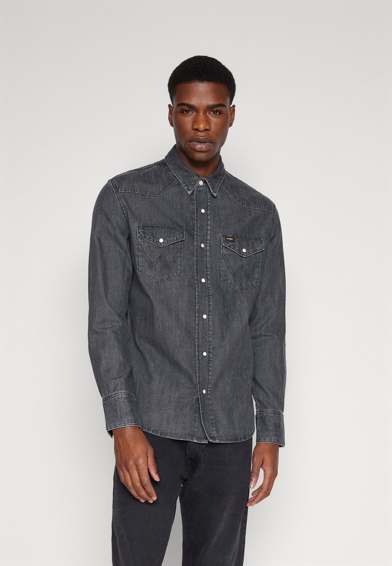 Wrangler - Shirt - black jack, Enlarge