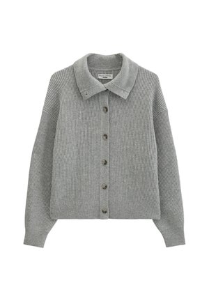Marc O'Polo DENIM, KNIT CARDIGAN, LONGSLEEVE, TROYER - Cardigan - stone melange