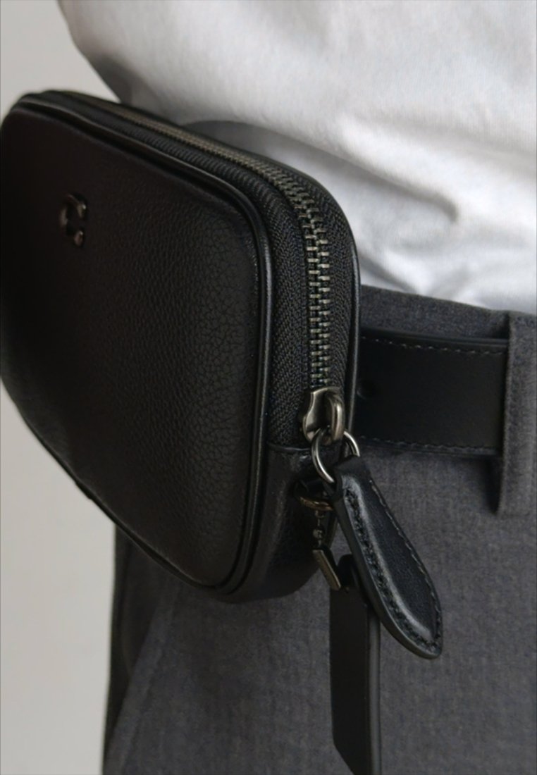 COACH MULTI POUCH BELT BAG - Bum bag - black - Zalando.co.uk