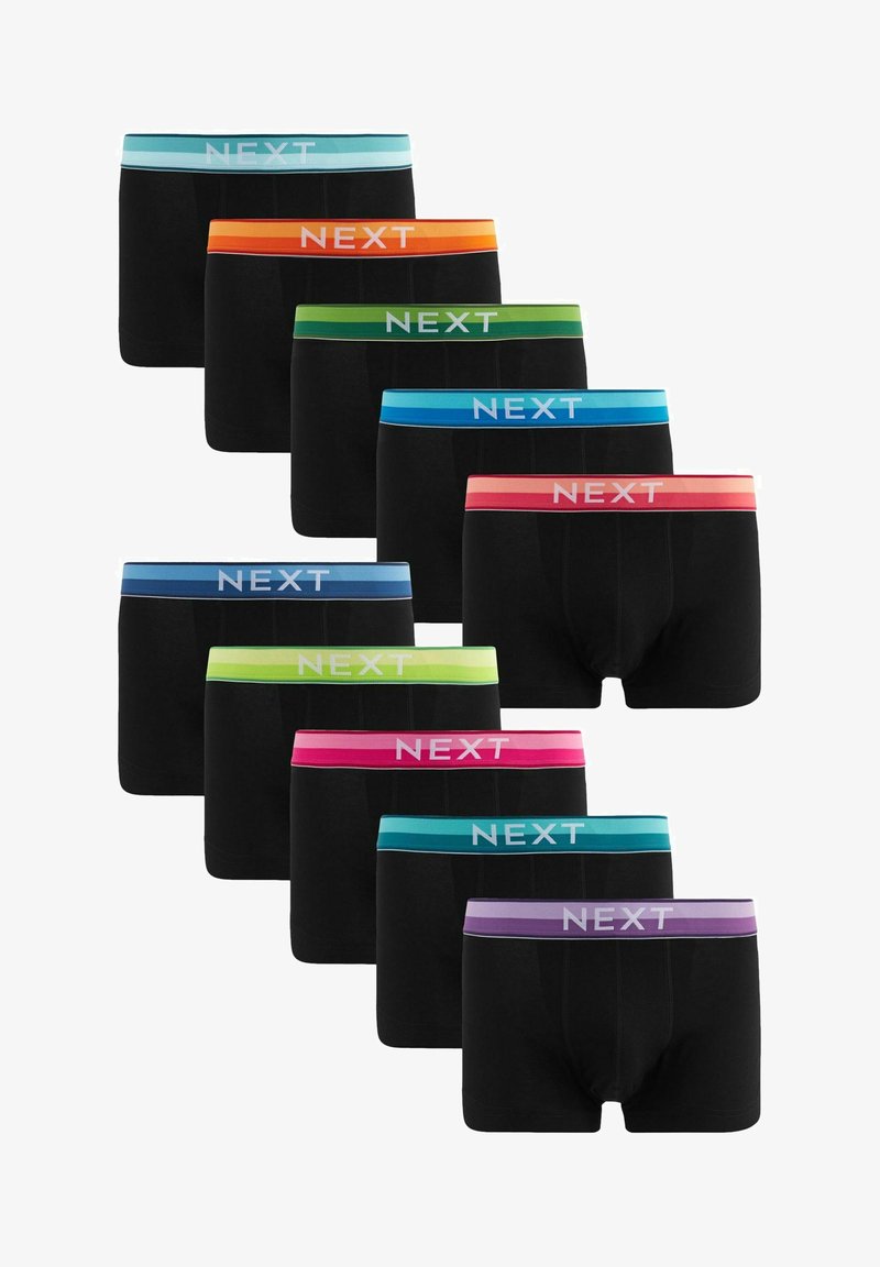 Next TEN PACK - Boxer alsónadrág - black bright waistband