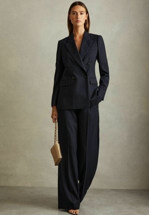 REGULAR FIT - HALLIE TEXTURED DOUBLE BREASTED - Blazer - navy