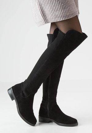 Overknee laarzen - black