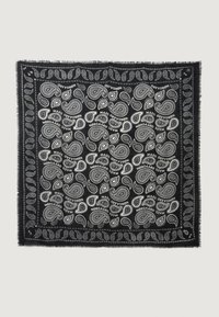 SOFT UNISEX SELF SCARF - Foulard - black