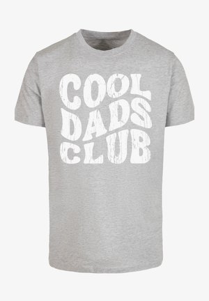 F4NT4STIC, COOL DADS CLUB VINTAGE VATERTAGS DESIGN - T-shirt imprimé - heather grey