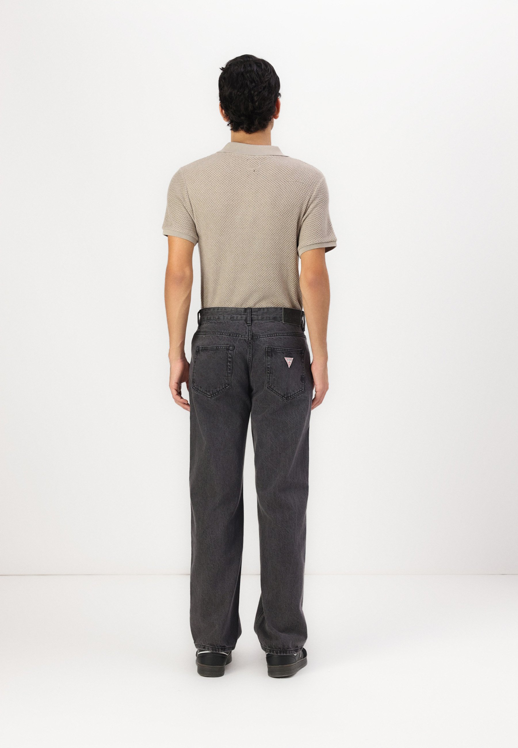 Guess Originals GO KIT BAGGY PANT - Baggy Jeans - black wash/black