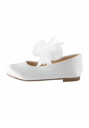 Next BOW MARY JANE WIDE FIT G - Obuv pre bábätká - white