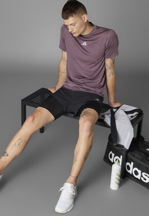 adidas Performance HEAT.RDY TWO-IN-ONE HIGH INTENSITY - Träningsshorts - black