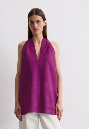 ÄRMELLOSES  MIT DRAPIERTEM RÜCKEN-EFFEKT - Blouse - fresh berry