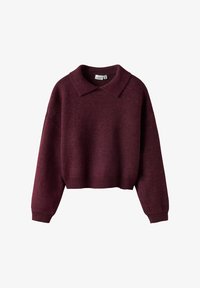 Unselected, burgundy