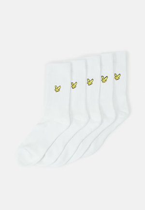 Lyle & Scott CAMDYN 5 PACK - Strømper - bright white