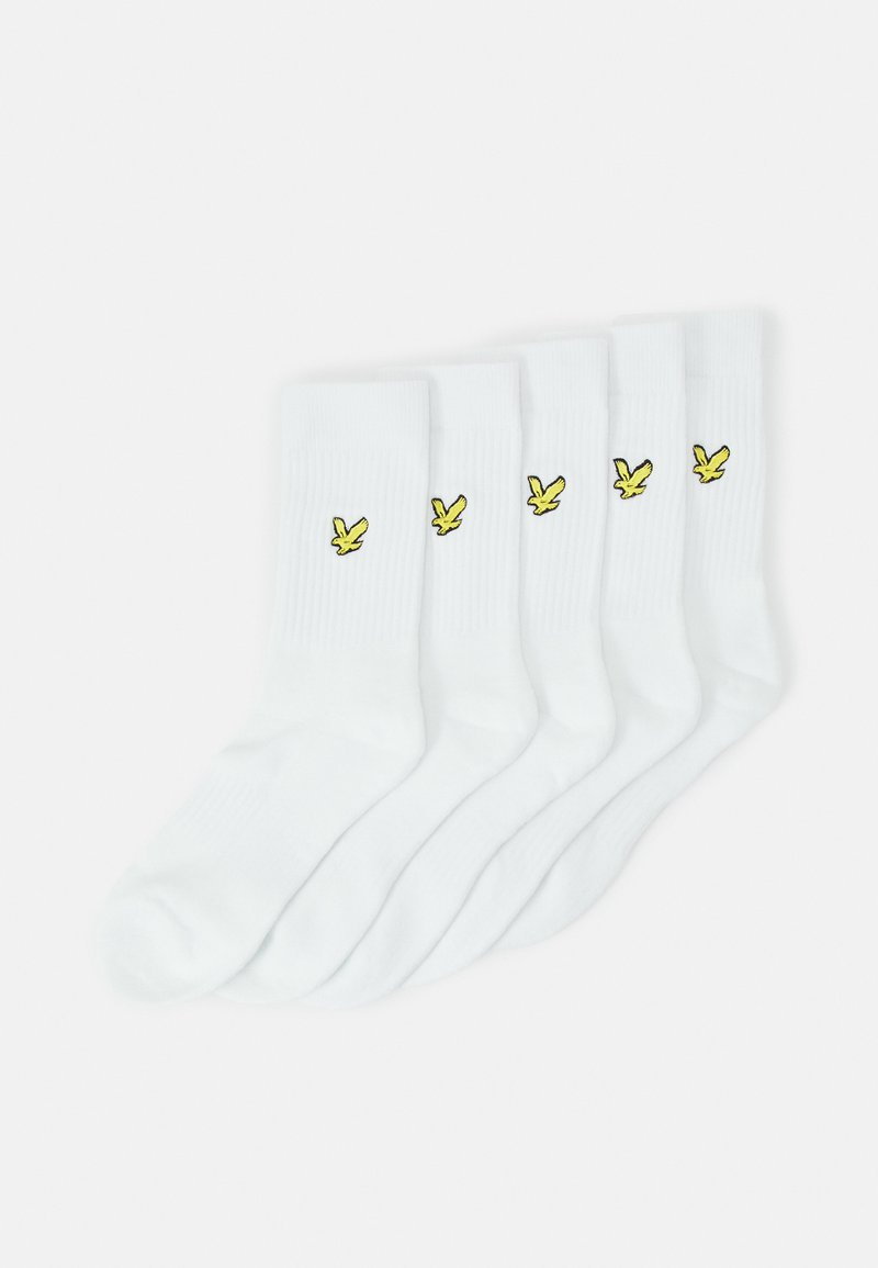 Lyle & Scott CAMDYN 5 PACK - Chaussettes - bright white