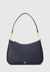 CROSSHATCH LEATHER MEDIUM DANNI BAG - Sac à main - refined navy