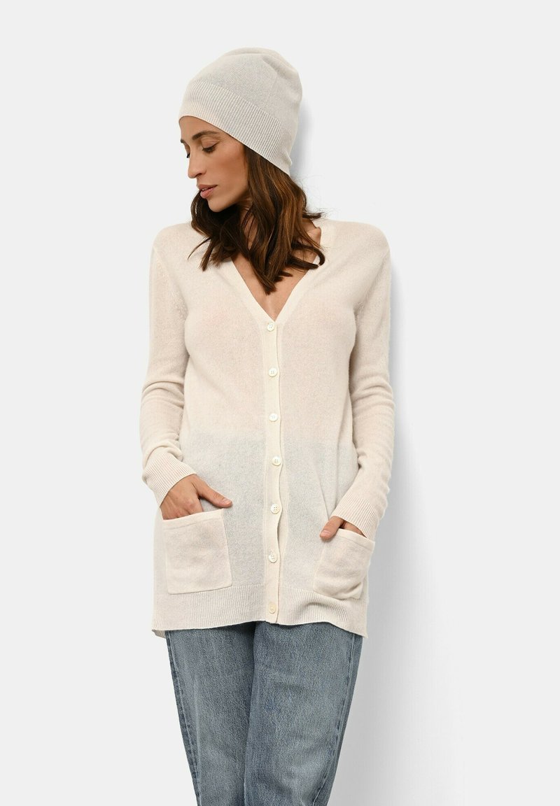 Just Cashmere CHELSEA - Kardigan - ivory