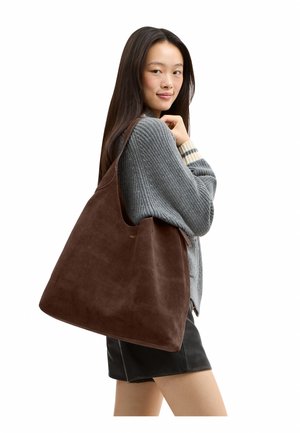 COACH, BROOKLYN SHOULDER - Cabas - b dark chocolate