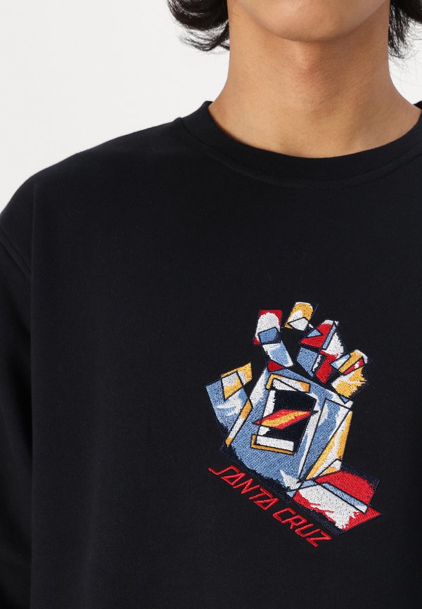 SCREAMING SCRATCHED HAND STRIP FRONT CREW UNISEX - Sweatshirt3