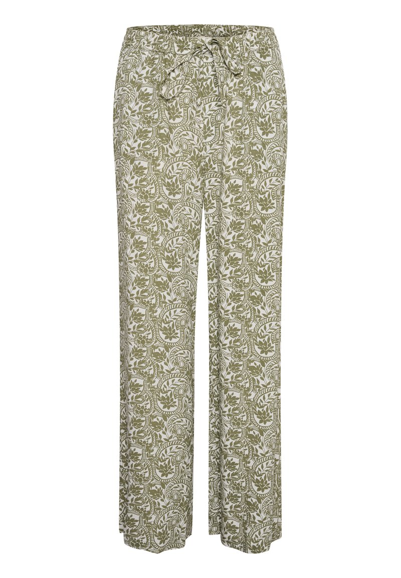 Cream Broek groen