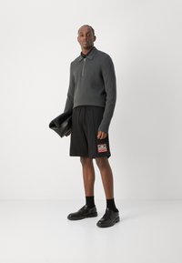 HUGO DEXEY RB - Spodnji deli trenirk - black