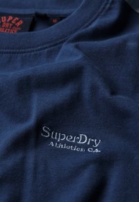 Superdry & Co ESSENTIAL LOGO RETRO - Camiseta estampada - pilot mid blue china blue