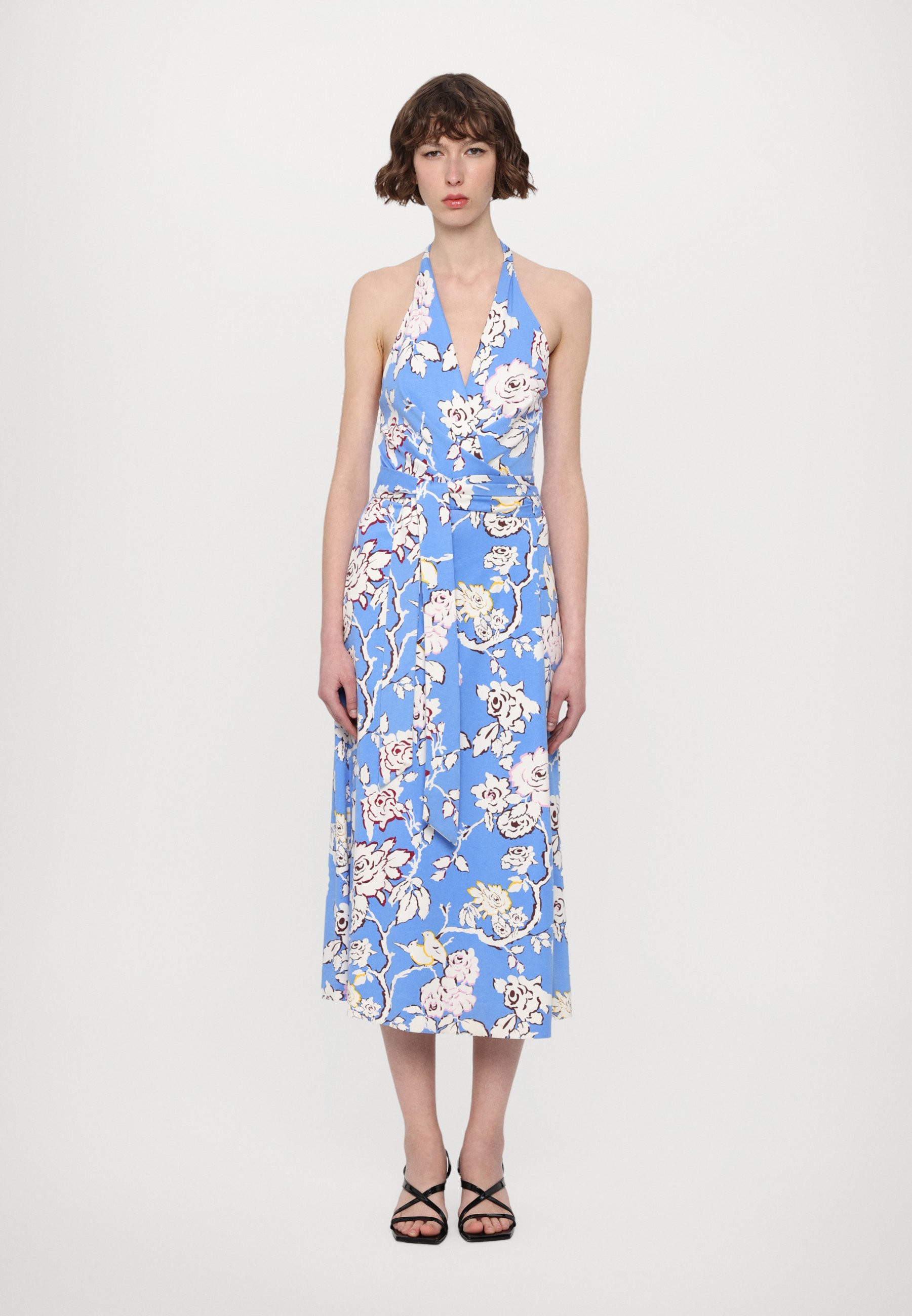 Diane von Furstenberg DAPHNE - Day dress - china vine medium blue/blue -  Zalando.ie