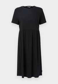 EASY MIDI DRESS - Obleka iz džersija - deep black