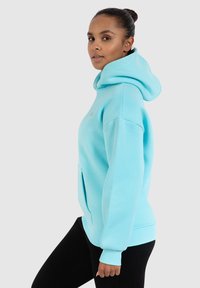 Smilodox ODELIA BASIC HOODIE - Jersey con capucha - türkis