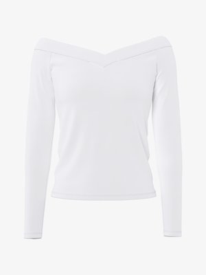 Pieces, PCMALIVA - Hosszú ujjú felső - bright white