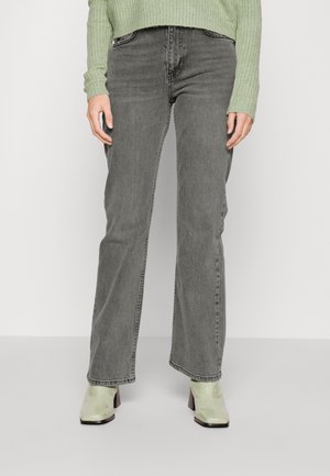 Flared Jeans - grey denim