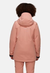 Mammut STONEY HS HOODED JACKET WOMEN SKIJACKET - Hardshelljacke - quartz dust-black