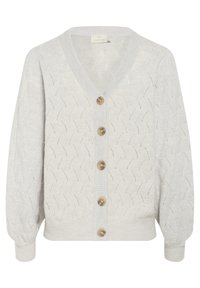 KARITA - Adīta jaka - light grey melange
