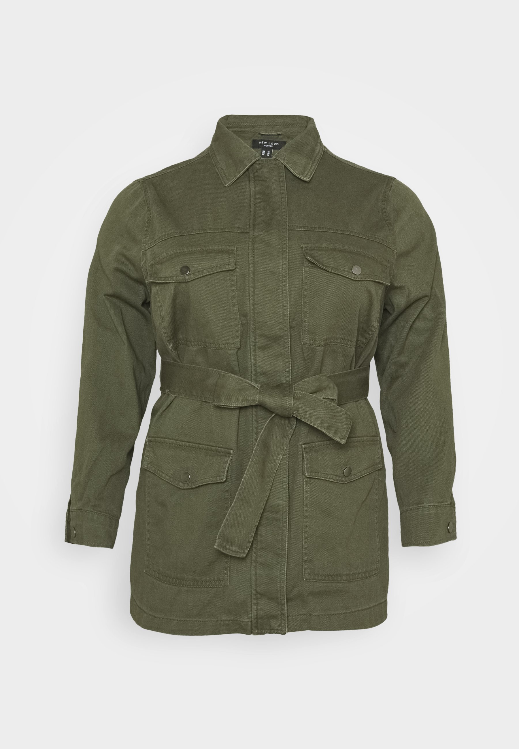 LOTUS BELTED SHACKET Tunn jacka khaki LOTUS BELTED SHACKET Tunn jacka khaki