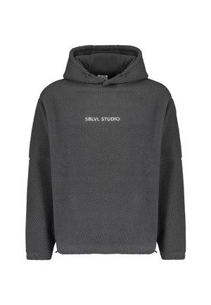 SUBLEVEL BESTICKT - Kapuzenpullover - dark-grey