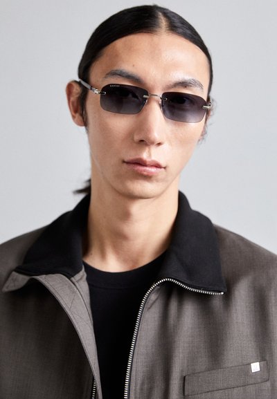 Gucci UNISEX - Óculos de sol - silver/havana-blue