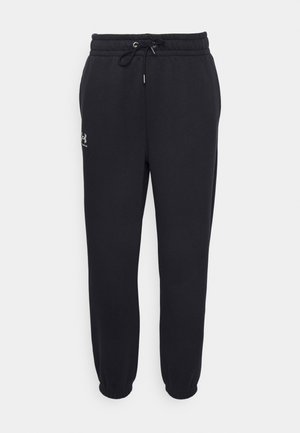 Under Armour ICON FLEECE - Joggebukse - black/white