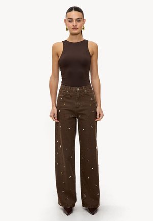 Jean boyfriend - denim brown