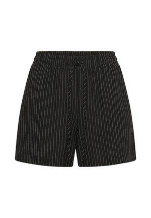 My Essential Wardrobe, JANNIEMW - Lühikesed püksid - black/w oatmeal stripe