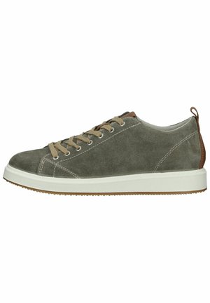 Sneakers - militärgrün cognac