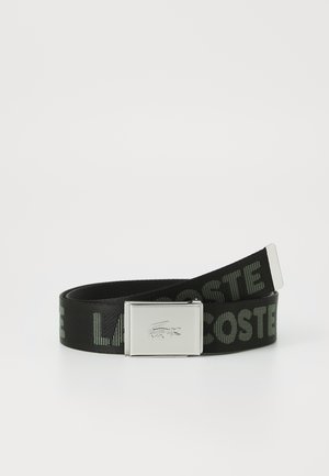 Lacoste GOODS BELT CASUAL UNISEX - Ceinture - noir escadron