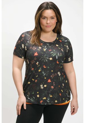 Print T-shirt - schwarz